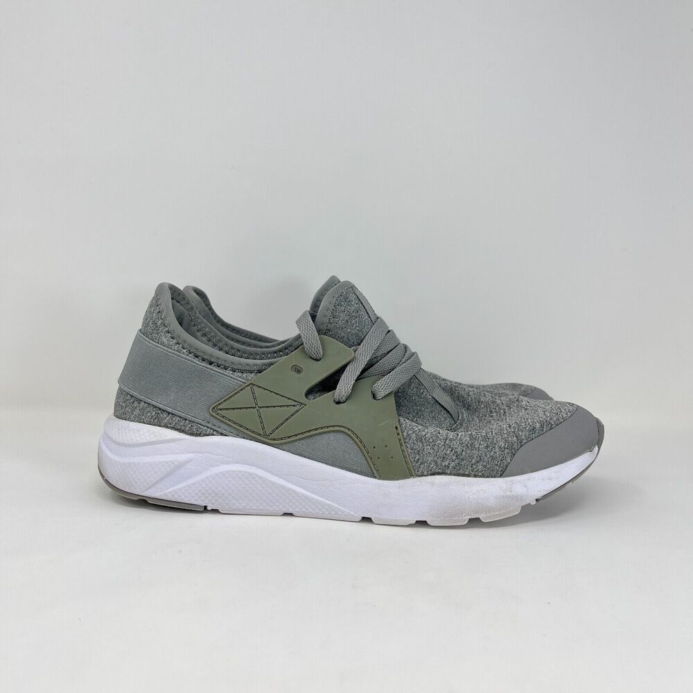 Avia Lace Up Slip On Casual Comfort Foam Gray Sneakers Women's Size US 9